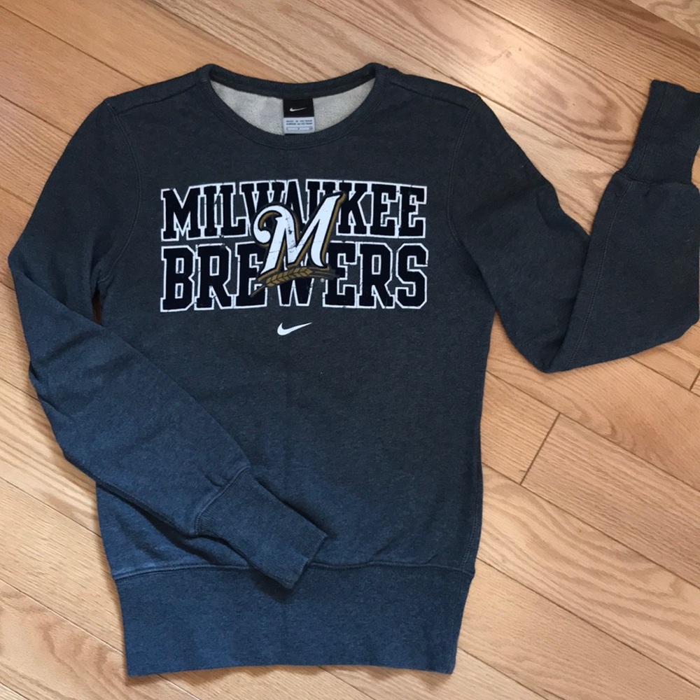 Nike Milwaukee Brewers sweatshirt.